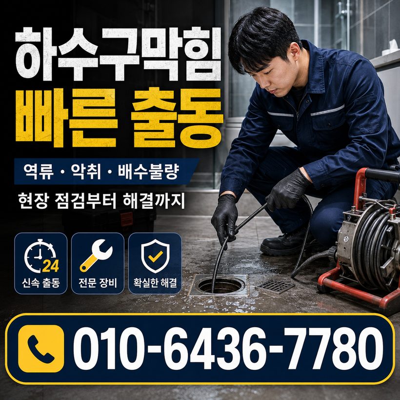 가곡동 하수구막힘 빠른출동 5