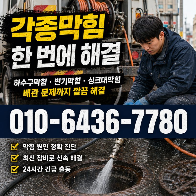 불암동 지역 변기막힘 관련 이미지