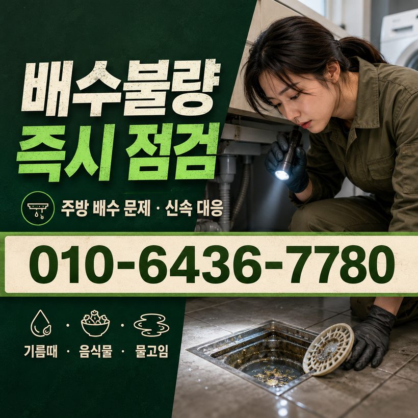불암동 하수구막힘 빠른출동 3