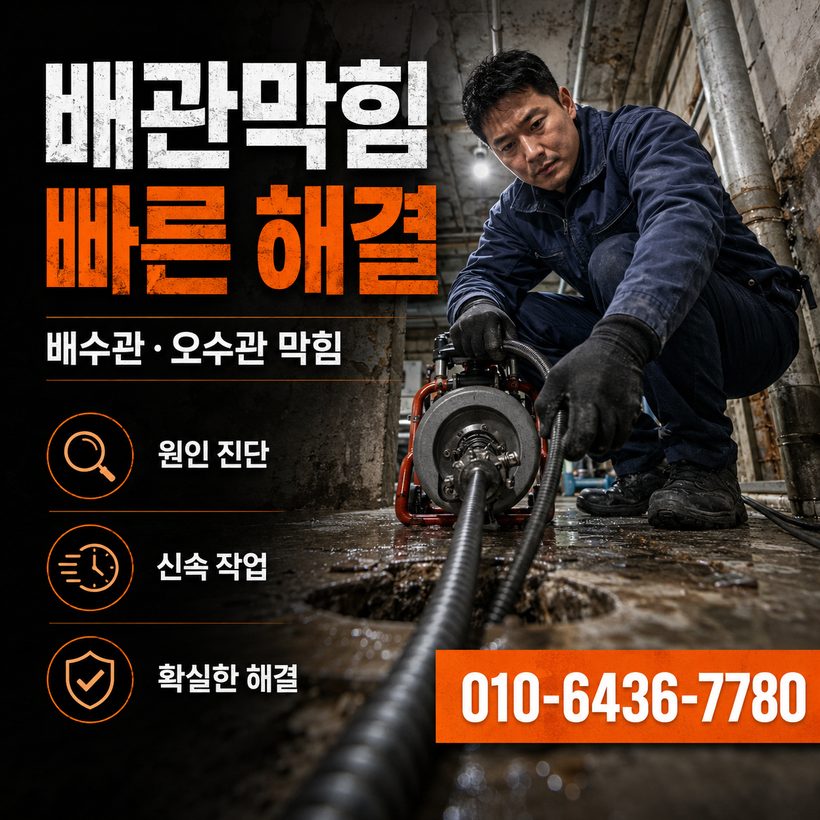 합포동 하수구막힘 빠른출동 3