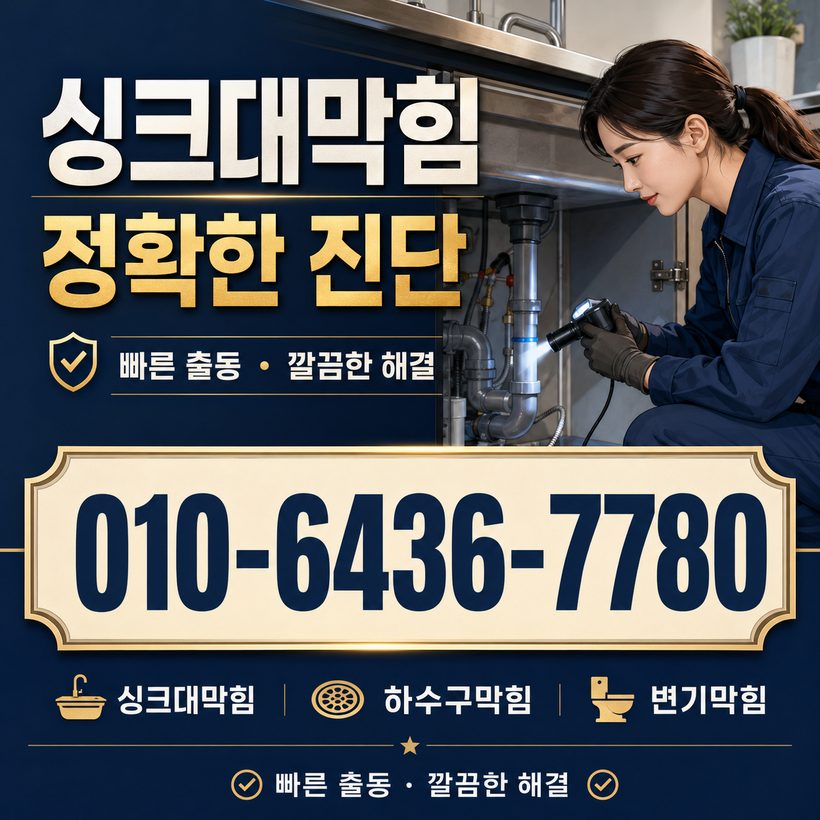 동부동 하수구막힘 빠른출동 5