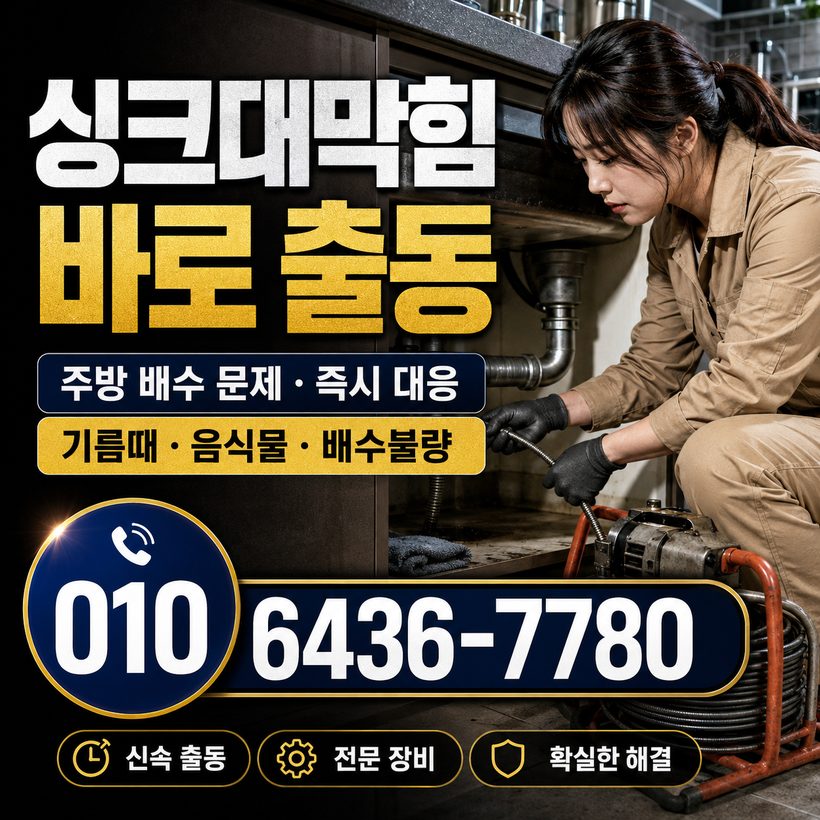 대곡면 하수구막힘 빠른출동 3